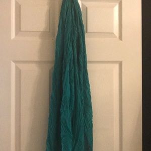 Teal scarf
